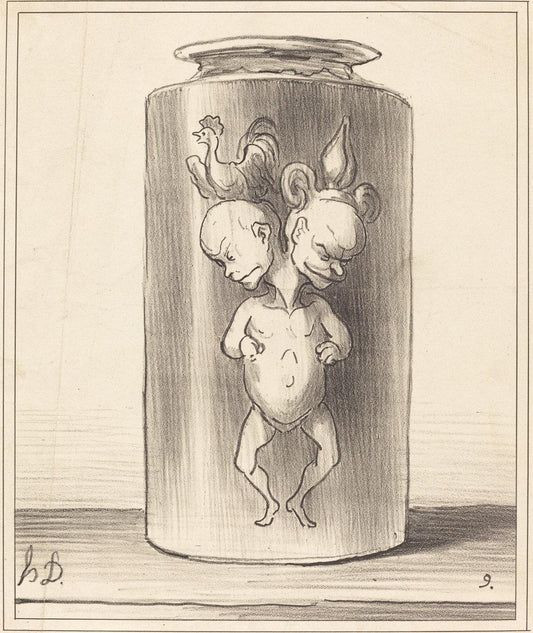 Honoré Daumier:La fusion,16x12"(A3) Poster