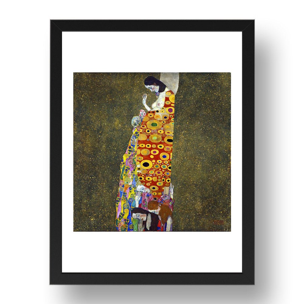 Hope 1907 1908 by Gustav Klimt, 17x13" Frame