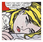 Hopeless by Roy Lichtenstein, Classic Modern Artwork, 16x12" (A3) Poster Print