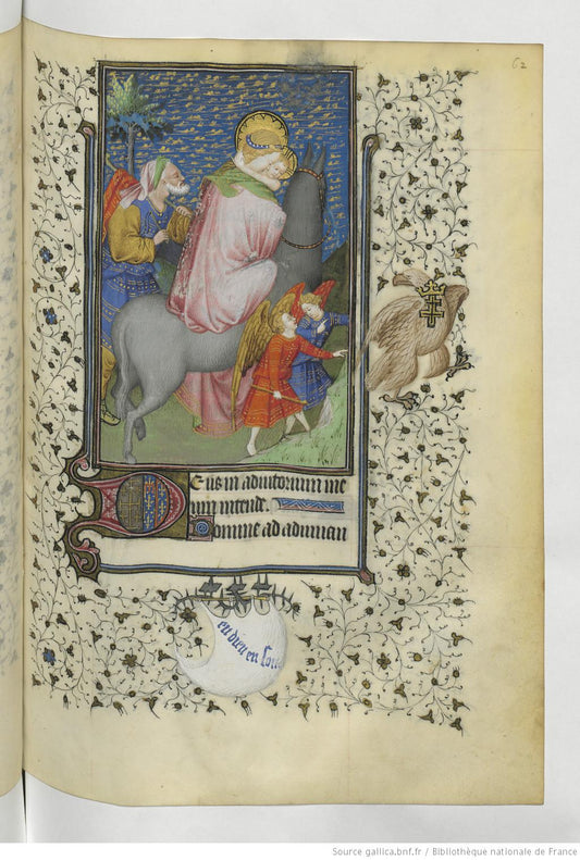 Horae ad usum Parisiensem, vintage artwork by Rohan Master, A3 (16x12") Poster Print