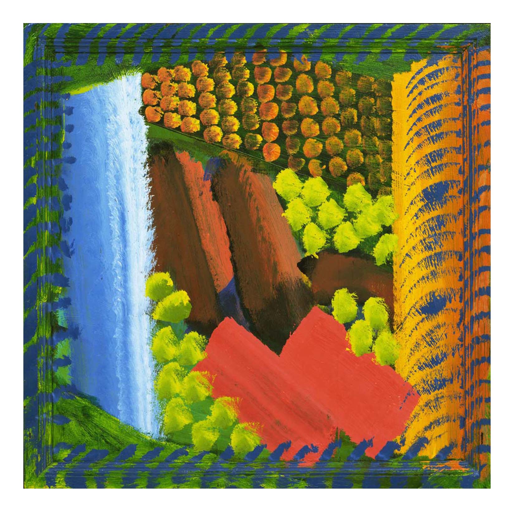 Howard Hodgkin - Red Bermudas, 16x12" (A3) Poster Print