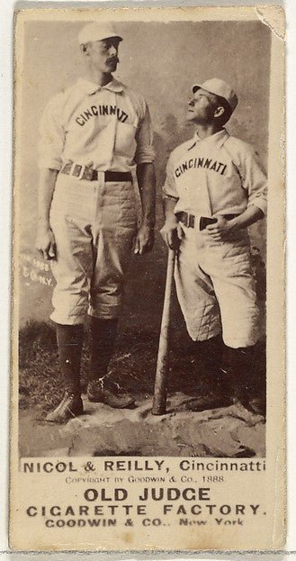 Hugh N. "Little Nick" Nicol and John Good "Long John" Reill-16x12"(A3) Poster