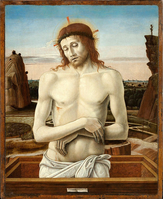 Imago Pietatis, vintage artwork by Giovanni Bellini, A3 (16x12") Poster Print