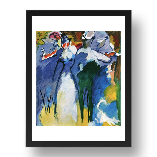 Impression VI (Sunday) 1911 by Wassily Kandinsky, 17x13" Frame