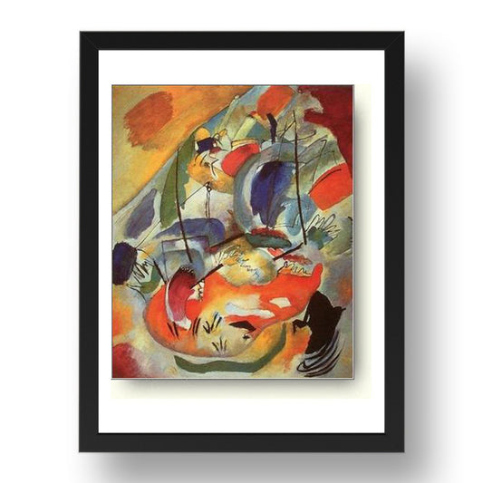 Improv 31, seabattle 1913 by Wassily Kandinsky, 17x13" Frame