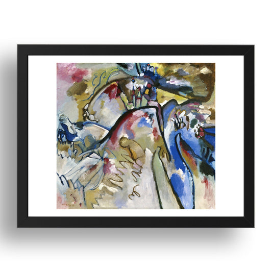Improvisation 21A 1911 by Wassily Kandinsky, 17x13" Frame