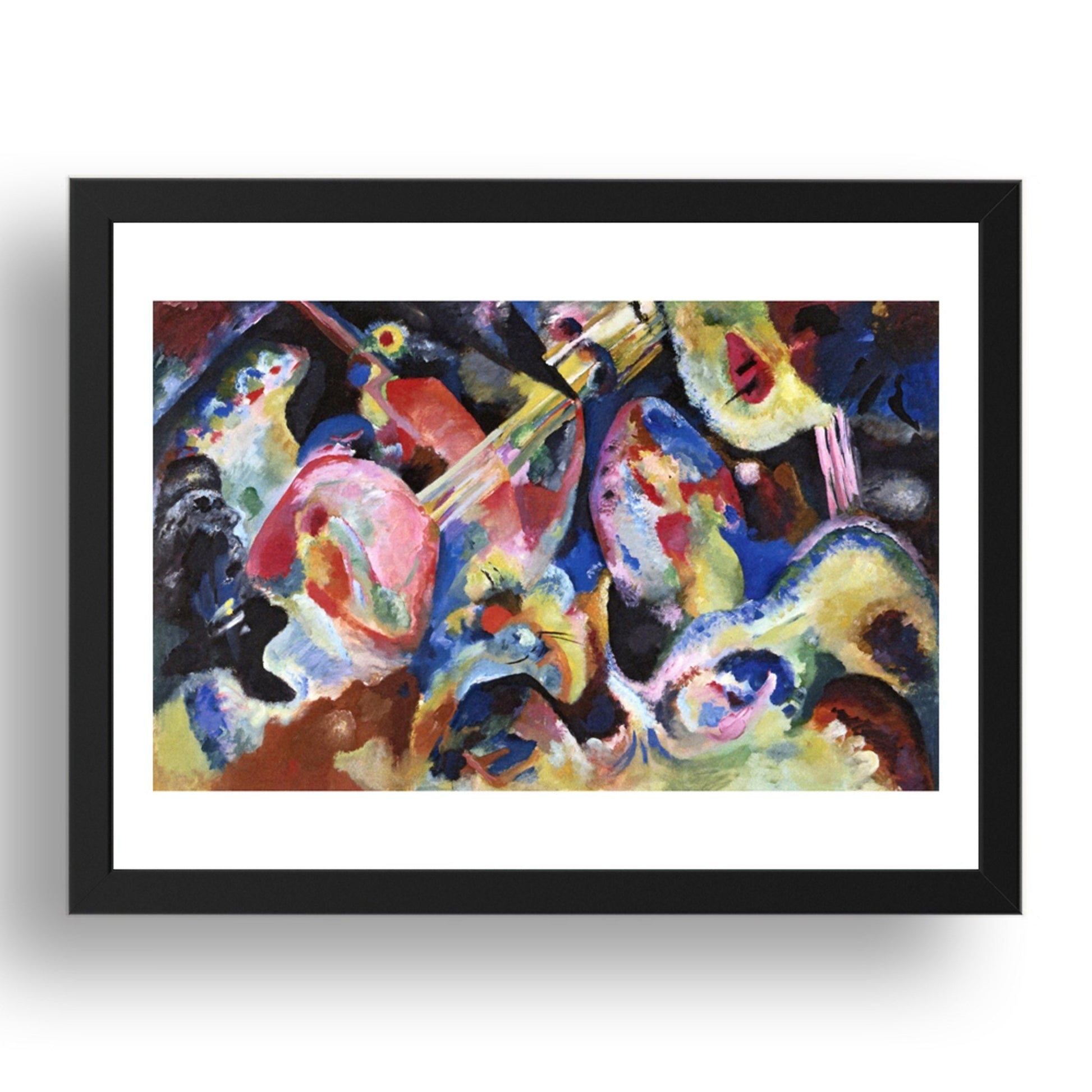 Improvisation Deluge 1913 by Wassily Kandinsky, 17x13" Frame