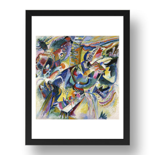 Improvisation Gorge 1914 . by Wassily Kandinsky, 17x13" Frame