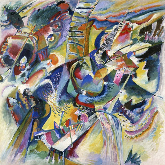 Improvisation Gorge - Wassily Kandinsky -1914 . by Wassily Kandinsky, 23x16"( A2 size ) Poster Print