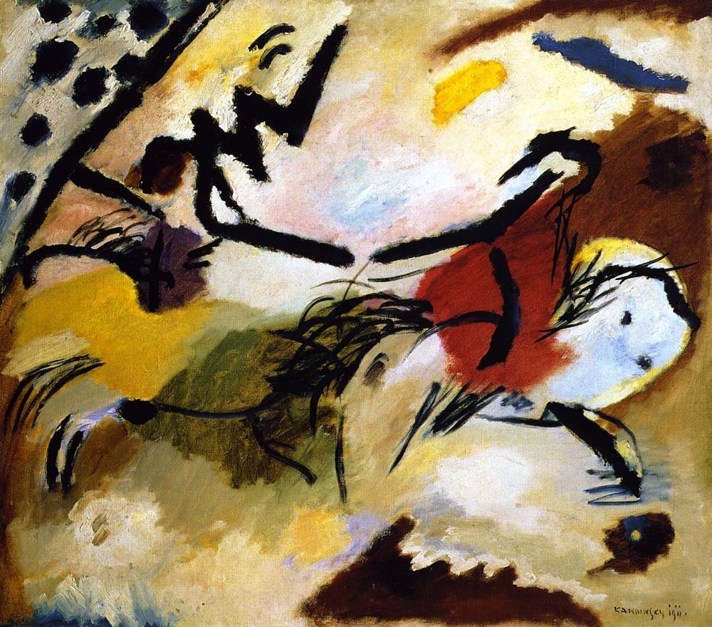 Improvisation No. 20 - Wassily Kandinsky -1911 by Wassily Kandinsky, 23x16"( A2 size ) Poster Print