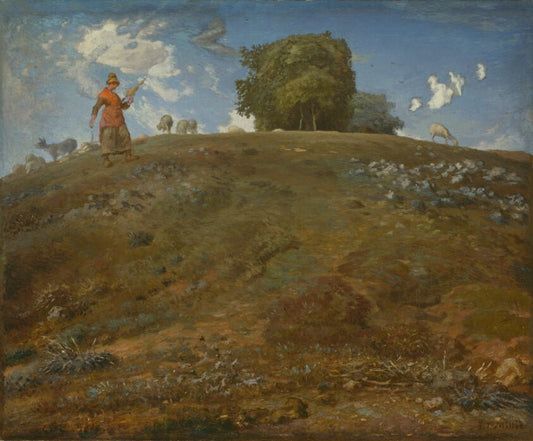 In the Auvergne by  Jean-François Millet, 23x16"( A2 size) Poster Print