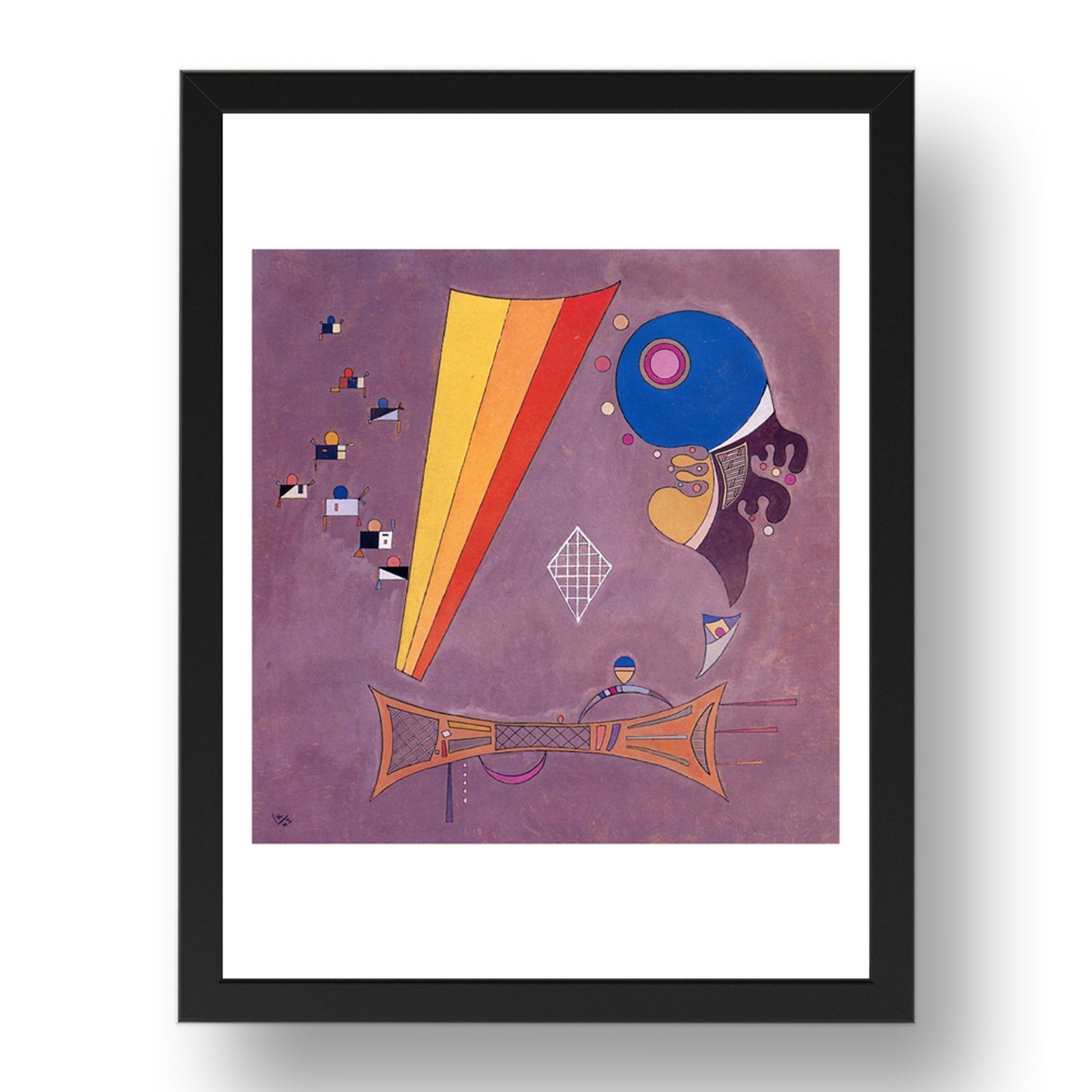 In the Middle 1942 by Wassily Kandinsky, 17x13" Frame