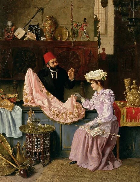 In the Souk by Moritz Stifter, vintage art, modern poster print