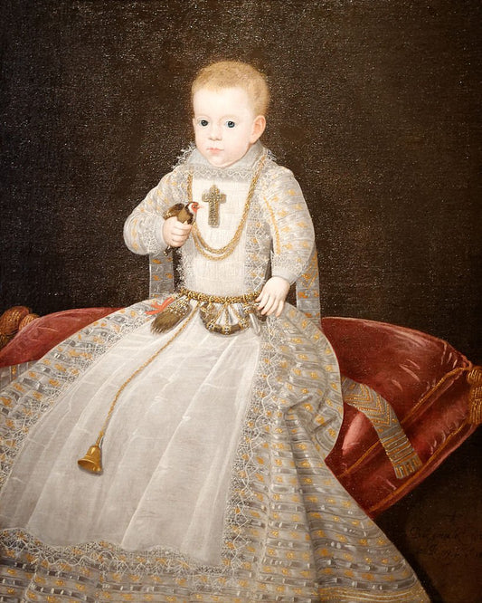 Infante Don Fernando de Austria, vintage artwork by Bartolome González y Serrano, A3 (16x12") Poster Print