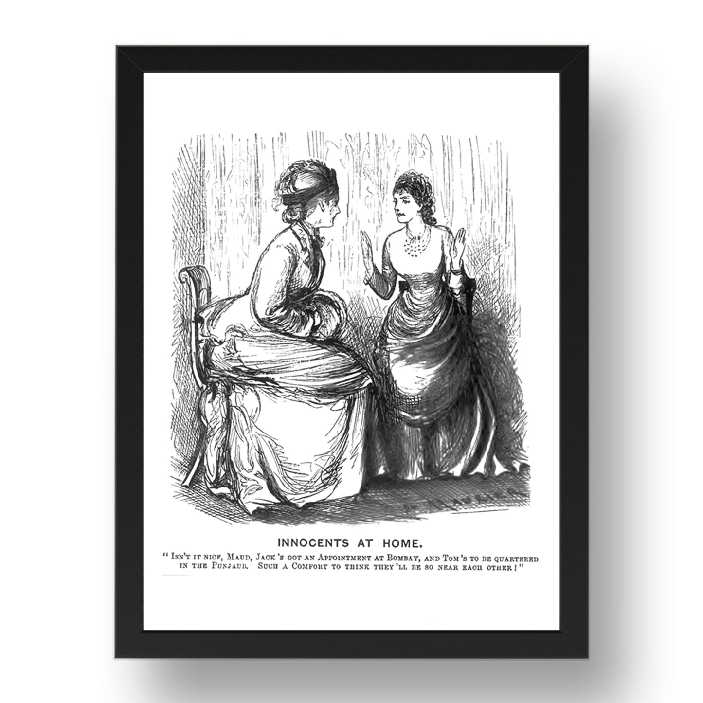 innocents, vintage historic poster in 17x13"(A3) Frame