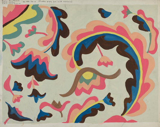 Irene Schaefer:Bedspread,16x12"(A3) Poster