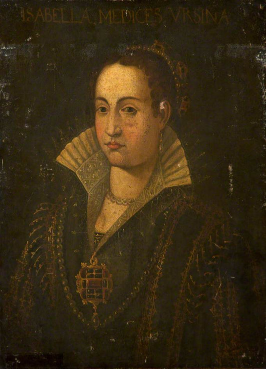 Isabella Medicis Ursina, vintage artwork by Alessandro Allori, A3 (16x12") Poster Print