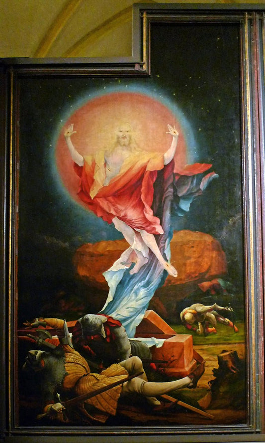 Isenheimer Altarpiece ~ The Resurrection, vintage artwork by Matthias Grünewald, A3 (16x12") Poster Print