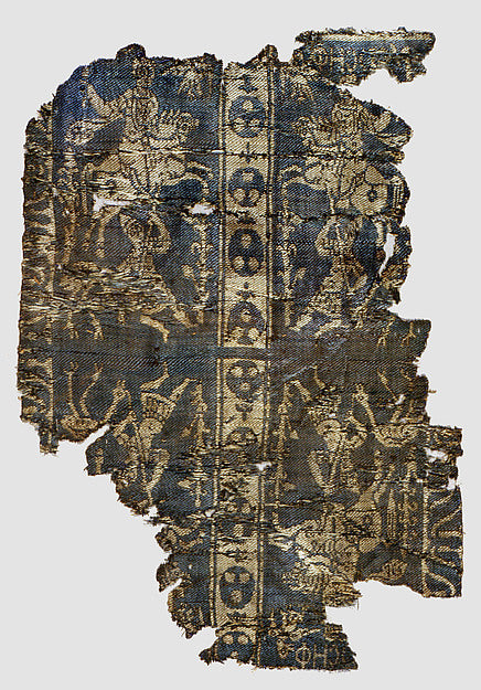 :Fragment of a Band with Noble Equestrian and Soldier Inscri-16x12"(A3) Poster