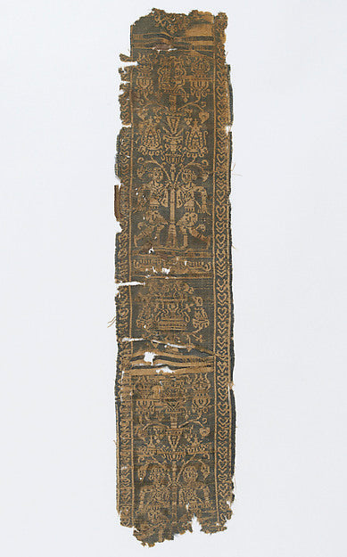 :Fragments of a Band with Harvesters 7th–9th century -16x12"(A3) Poster