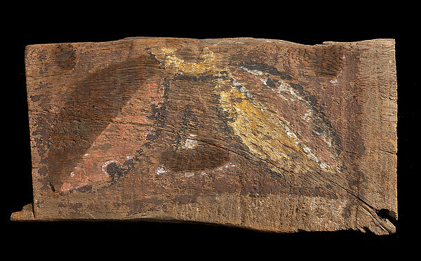 :Fragment of a Painted Panel with a Flower Motif 6th-7th cen-16x12"(A3) Poster