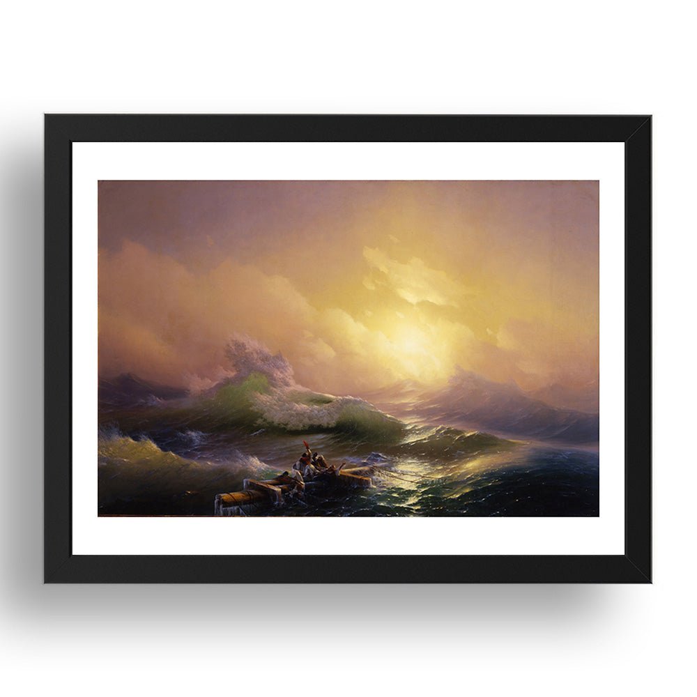 J. M. W. Turner - Fighting Temeraire, 1838, vintage art, A3 (16x12") Poster Print