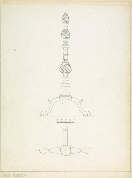 Jack Staloff:Andiron (one of pair),16x12"(A3) Poster