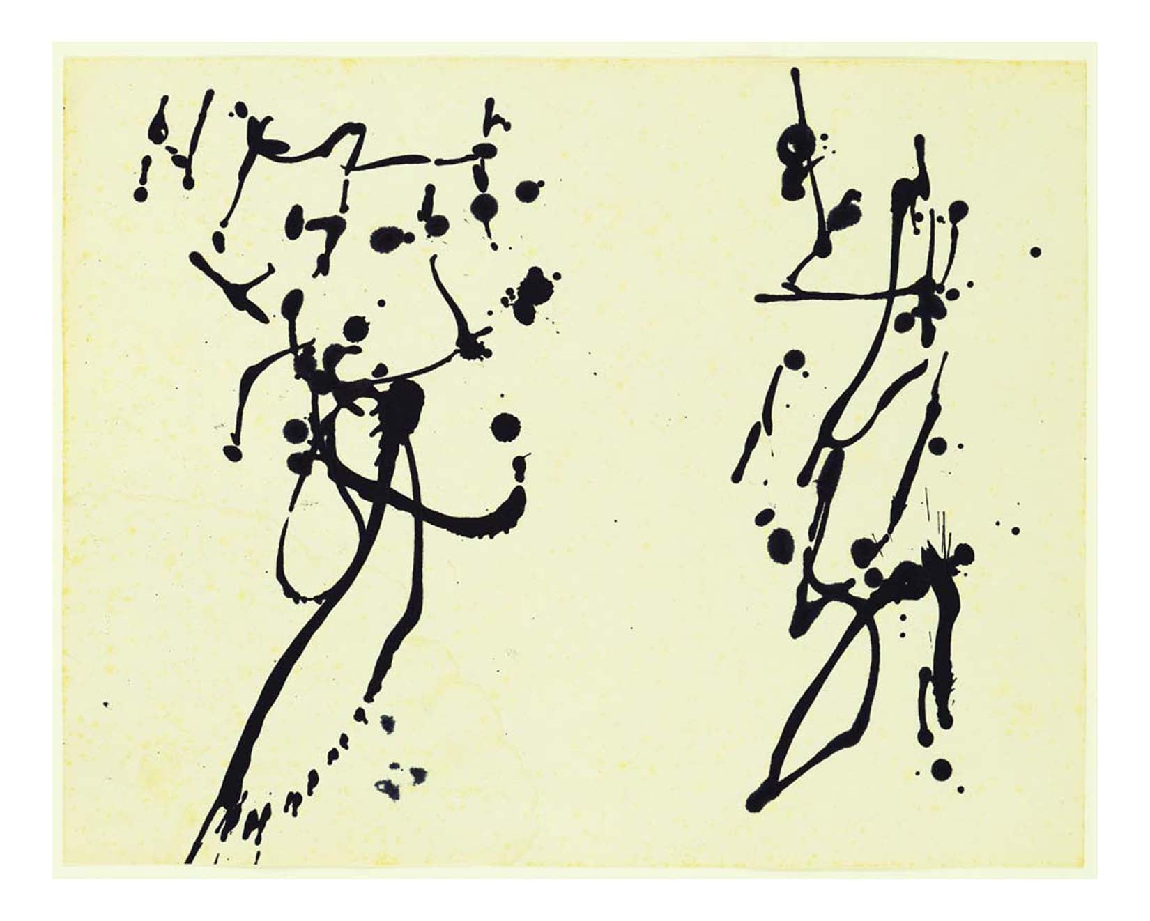 Jackson Pollock - Untitled (4), 16x12" (A3) Poster Print