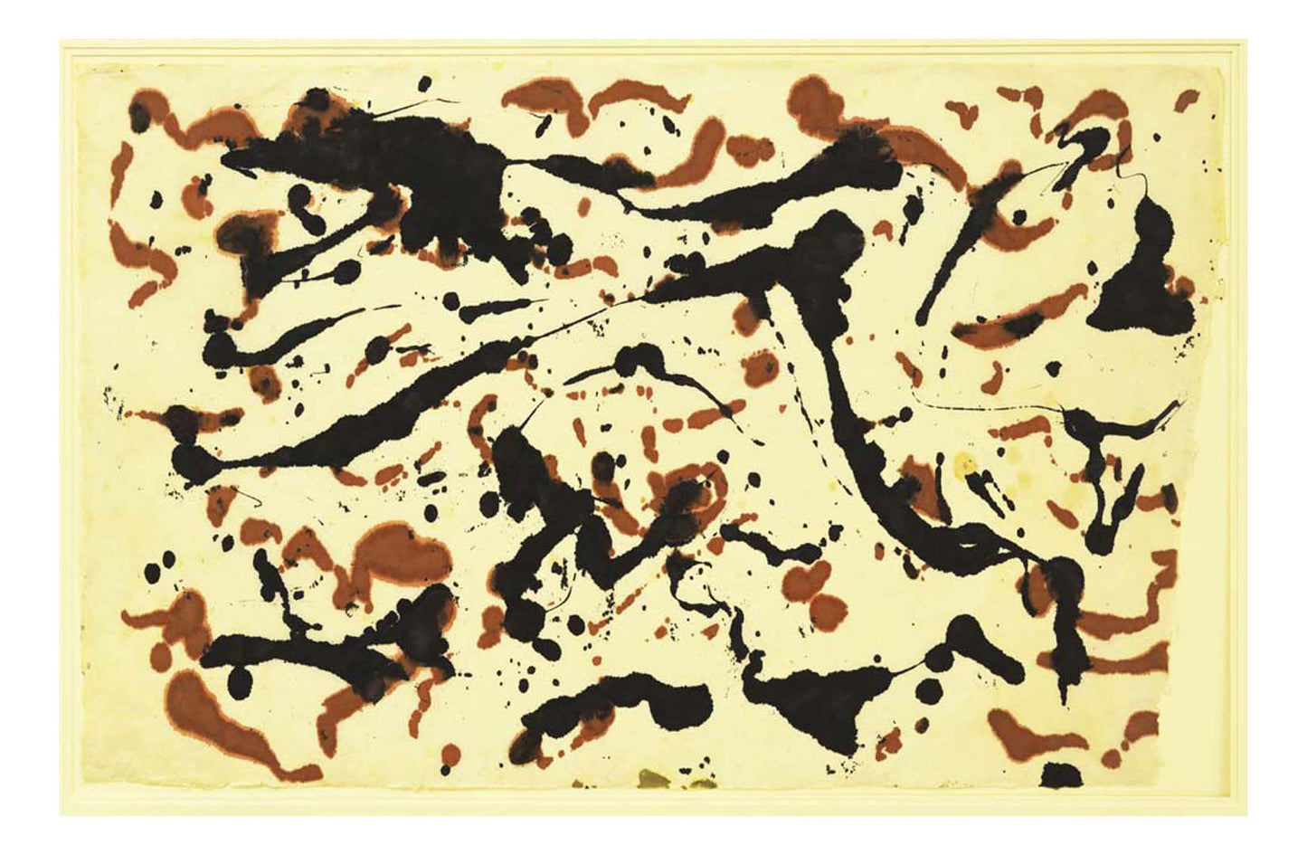 Jackson Pollock - Untitled (5), 16x12" (A3) Poster Print