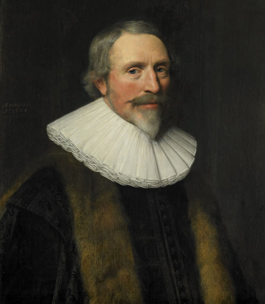 Jacob Cats (1577-1660), vintage artwork by Attributed to Michiel Jansz. van Mierevelt, A3 (16x12") Poster Print