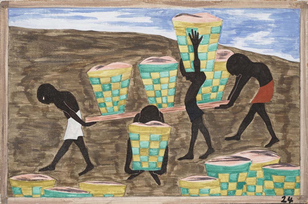 Jacob Lawrence - Child labor and a lack of education  , vintage art, modern poster print