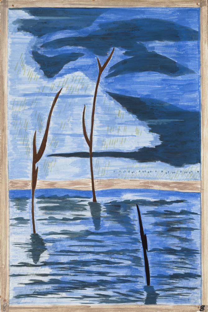 Jacob Lawrence - did not always leave because promised work in  North vintage art, A3 (16x12")  Poster Print 