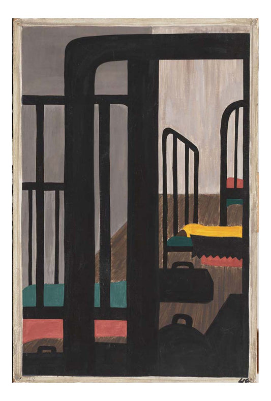 Jacob Lawrence - Housing for the Negroes was a very difficult problem, 16x12" (A3) Poster Print
