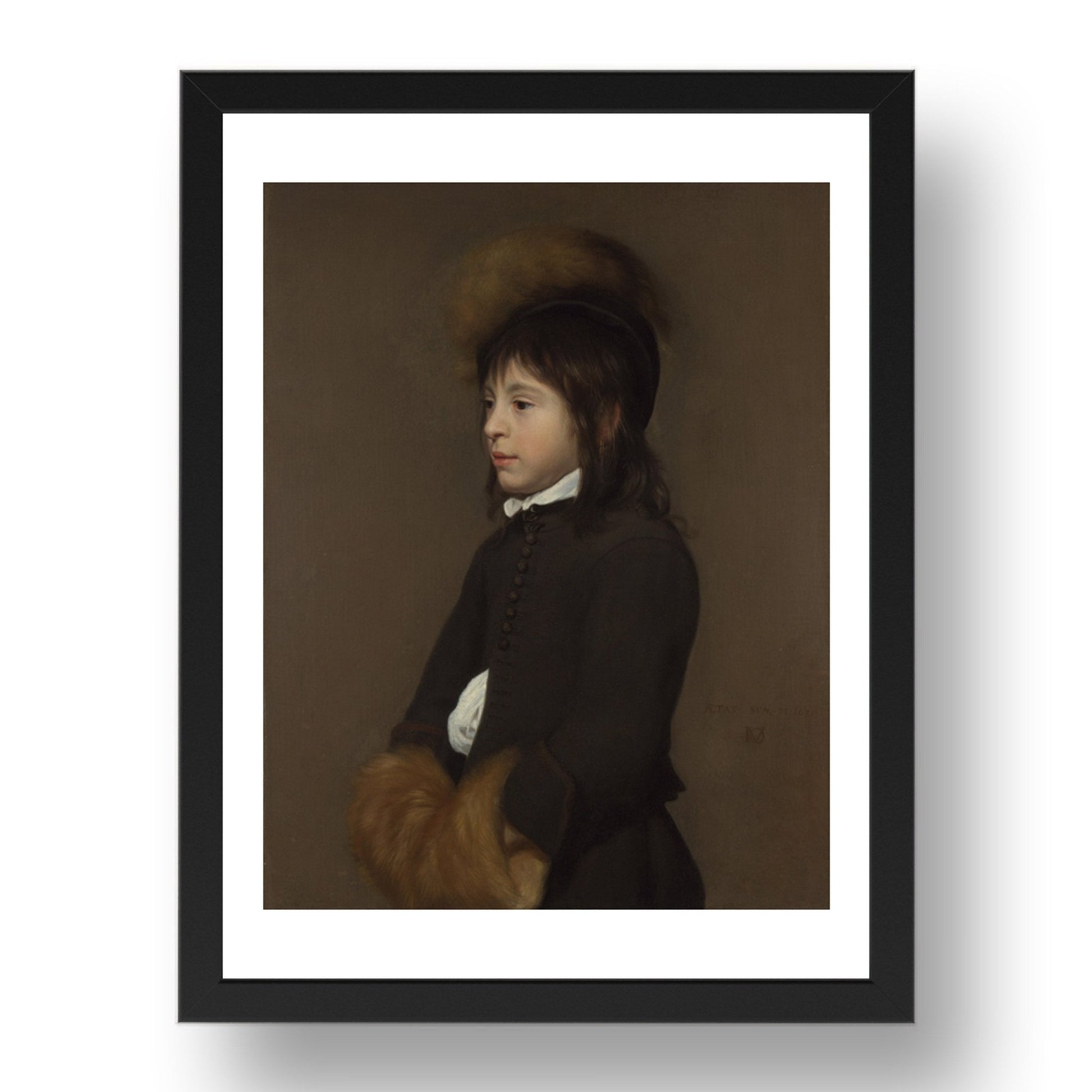 Jacob van Oost the Elder: Portrait of a Boy aged 11, Poster in 17x13"(A3) Frame