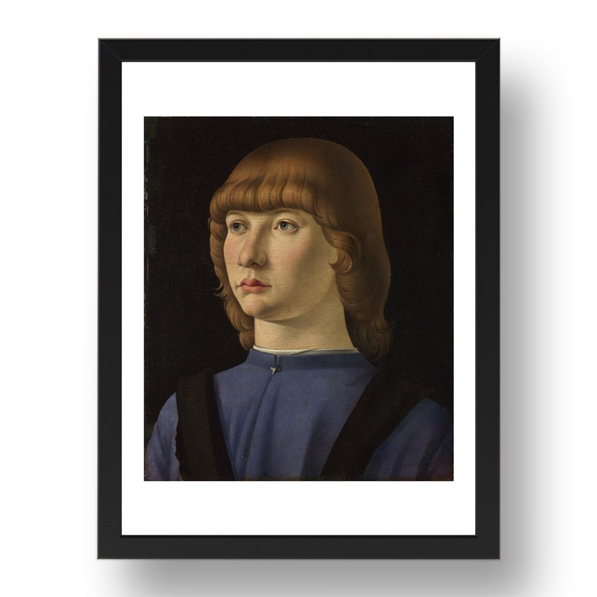 Jacometto: Portrait of a Boy, Poster in 17x13"(A3) Frame