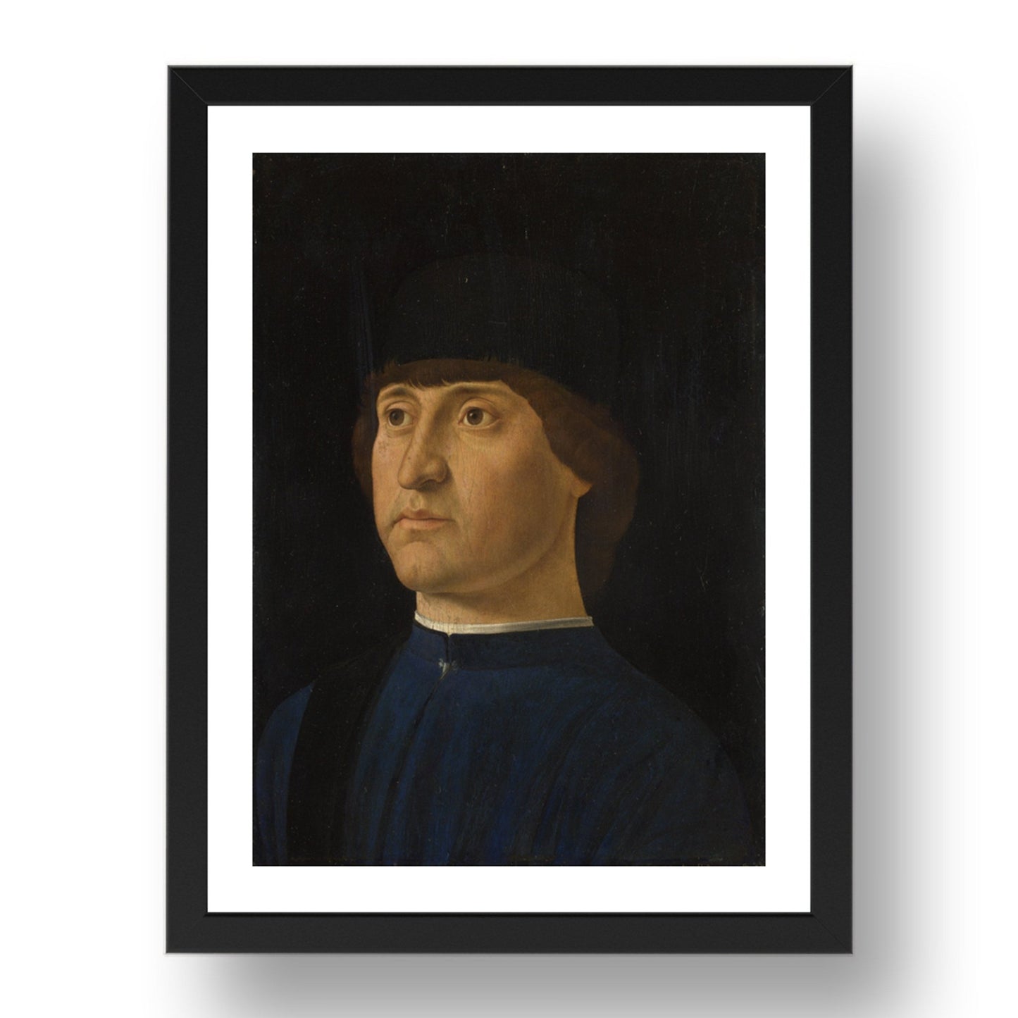Jacometto: Portrait of a Man, Poster in 17x13"(A3) Frame
