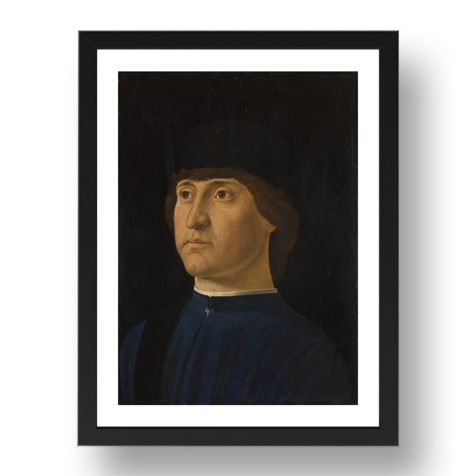 Jacometto: Portrait of a Man, Poster in 17x13"(A3) Frame