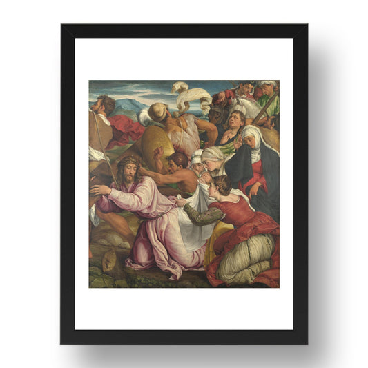 Jacopo Bassano: The Way to Calvary, Poster in 17x13"(A3) Frame