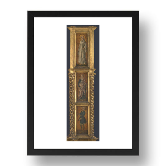 Jacopo di Antonio (Master of Pratovecchio): Right Pilaster of an Altarpiece, Poster in 17x13"(A3) Frame