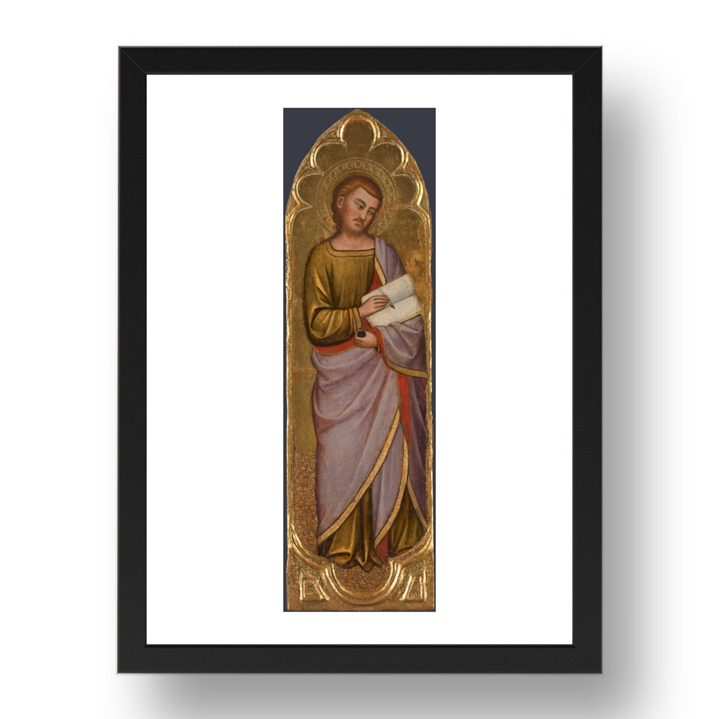 Jacopo di Cione and workshop: Saint Luke, Poster in 17x13"(A3) Frame