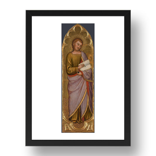 Jacopo di Cione and workshop: Saint Luke, Poster in 17x13"(A3) Frame