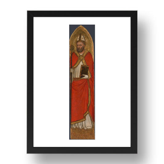 Jacopo di Cione and workshop: Saint Peter Damian, Poster in 17x13"(A3) Frame