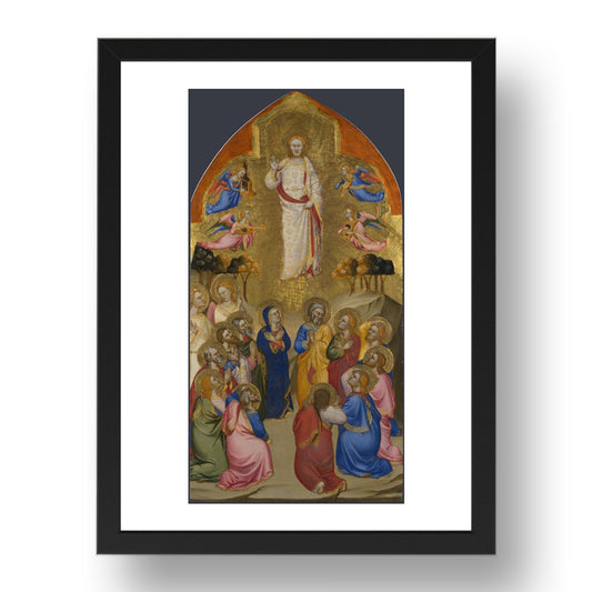 Jacopo di Cione and workshop: The Ascension, Poster in 17x13"(A3) Frame