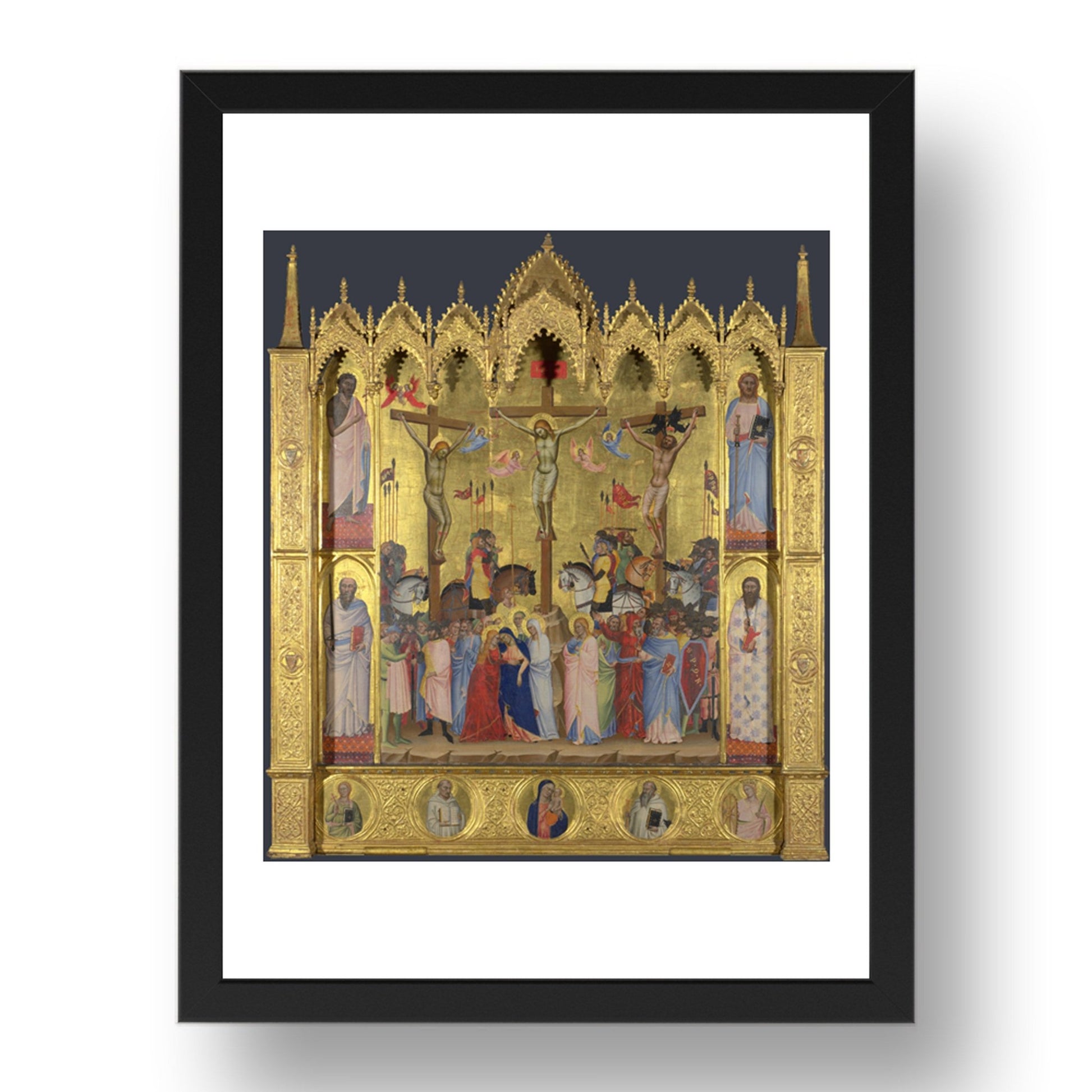 Jacopo di Cione: The Crucifixion, Poster in 17x13"(A3) Frame