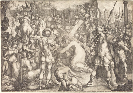 Jacques Bellange:The Road to Calvary,16x12"(A3) Poster