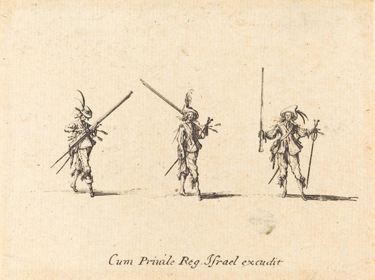 Jacques Callot:Drill with the Musket,16x12"(A3) Poster