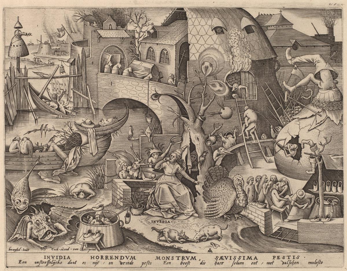 Jacques Callot:Envy,16x12"(A3) Poster