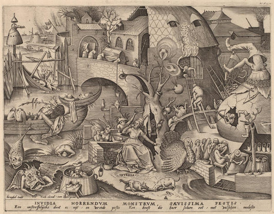 Jacques Callot:Envy,16x12"(A3) Poster