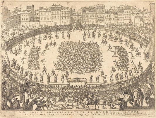 Jacques Callot:One of the Infantry Combats,16x12"(A3) Poster