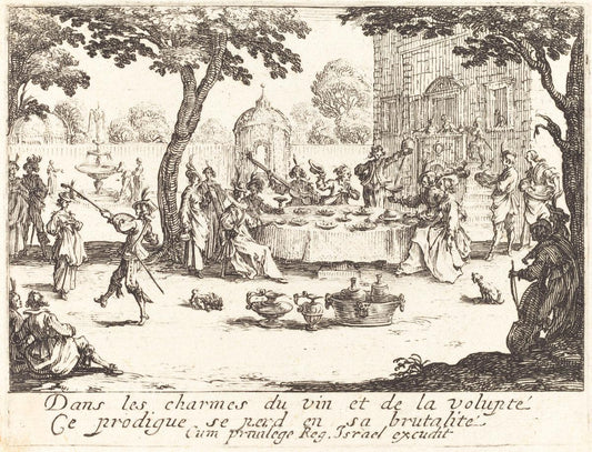 Jacques Callot:The Dissipation,16x12"(A3) Poster